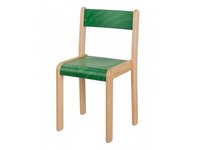 Dětská židle buk masiv mořená SKLADEM