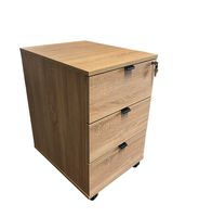 Zásuvkový kontejner - 3 zásuvky, uzamykatelný