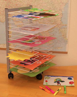 Sušák na výkresy A3